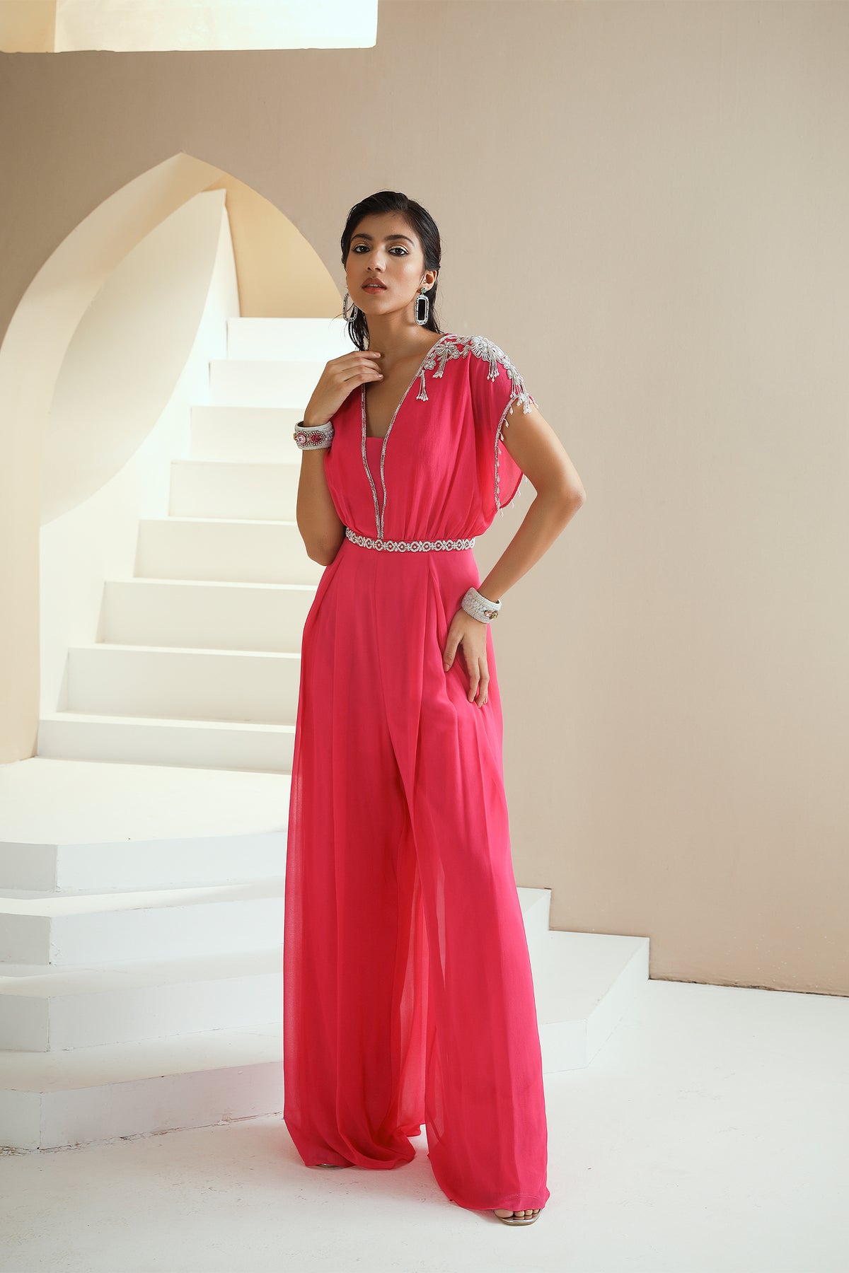 Hot pink jumpsuit – SeemaThukral